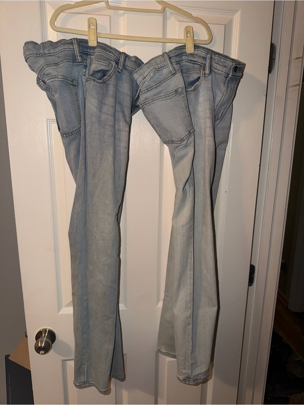 Old Navy Skinny Built-In Flex Jeans Bundle — 2 Pairs Light Wash- 16